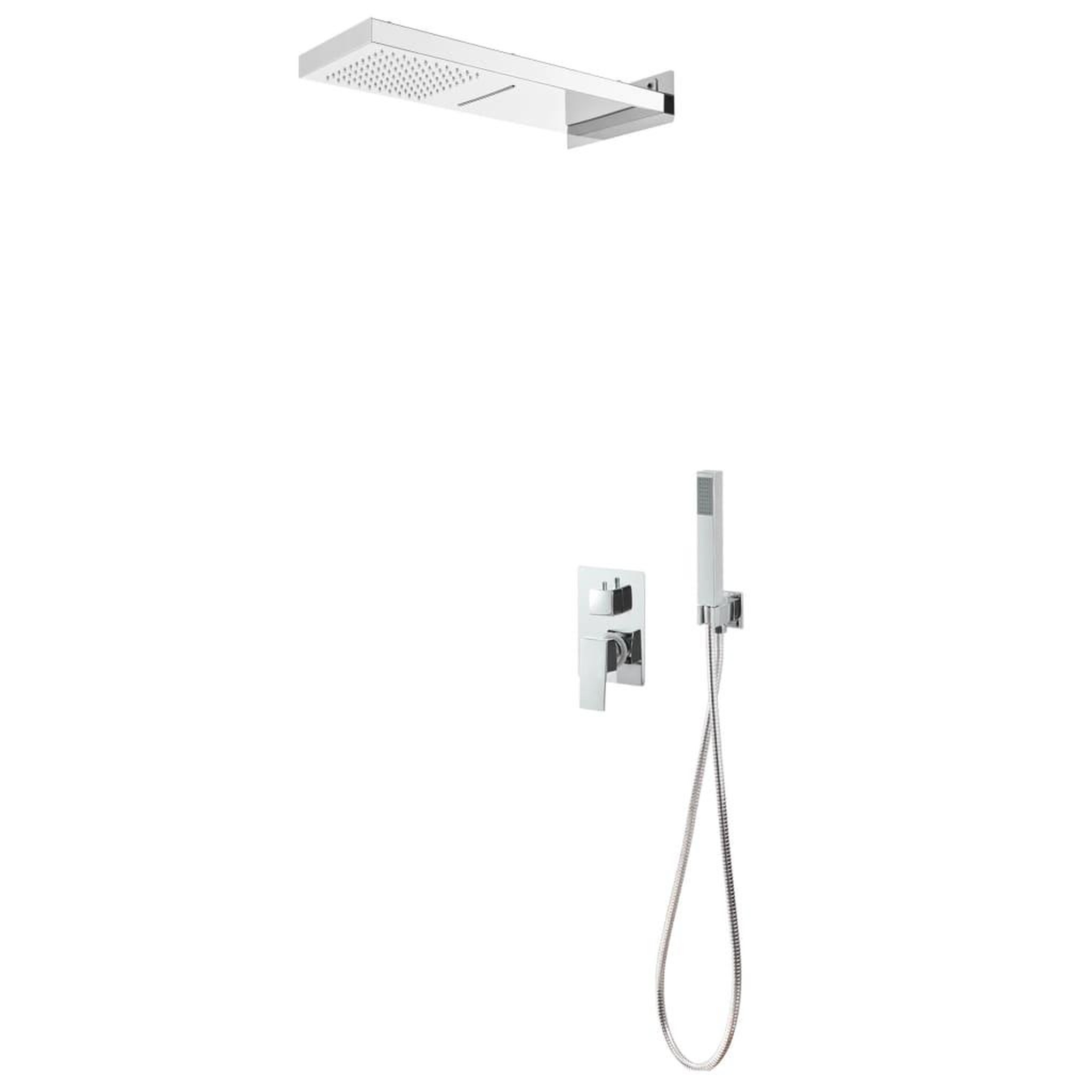 VIDAXL Systeme de douche Acier inoxydable 201 Argente