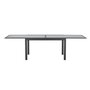 Voir la diapositive 5 : MARKET24 Table de jardin extensible rectangulaire 6 a 10 personnes - Structure aluminium - Plateau verre trempé - L 135-270 x H 75 x P 9