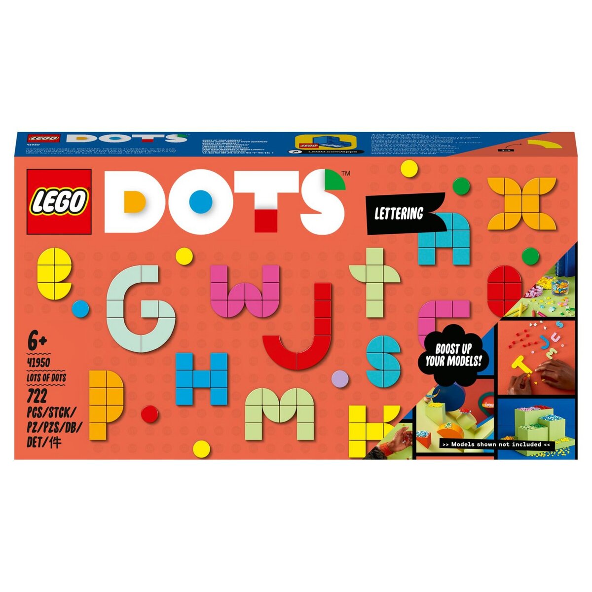 LEGO 41957 DOTS Le Méga-lot de Décorations Adhésives, Activité