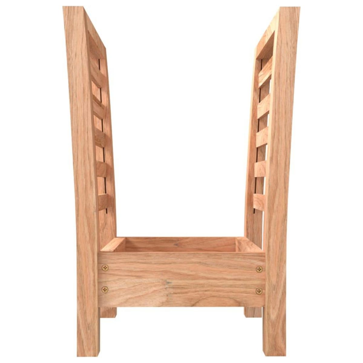 VIDAXL Porte-revues 40x26,5x38,5 cm Bois massif de noyer