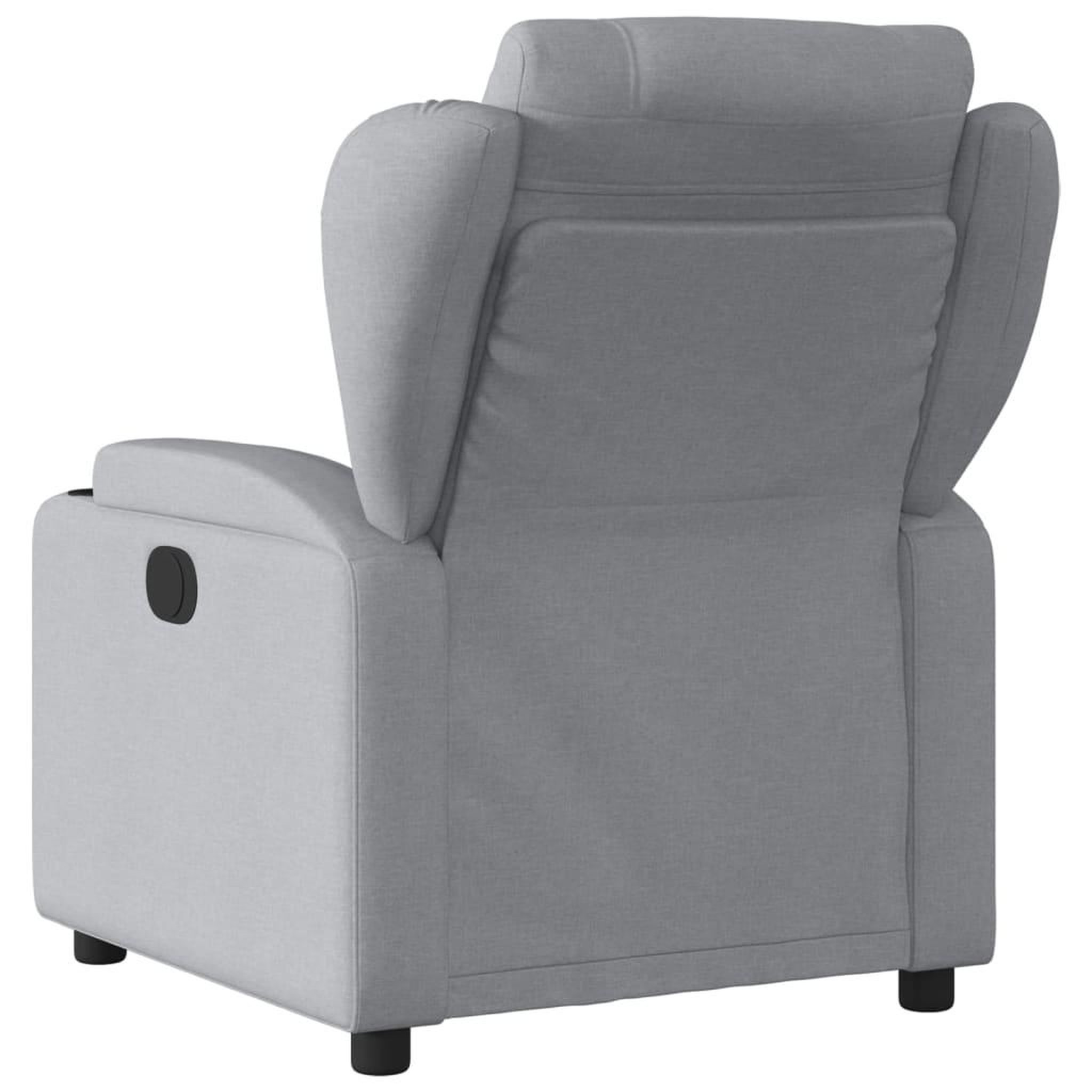 Voir la diapositive 3 : VIDAXL Fauteuil inclinable Gris clair Tissu