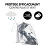 Voir la diapositive 3 : HAUCK Habillage pluie pour poussette Pushchair Raincover Duo