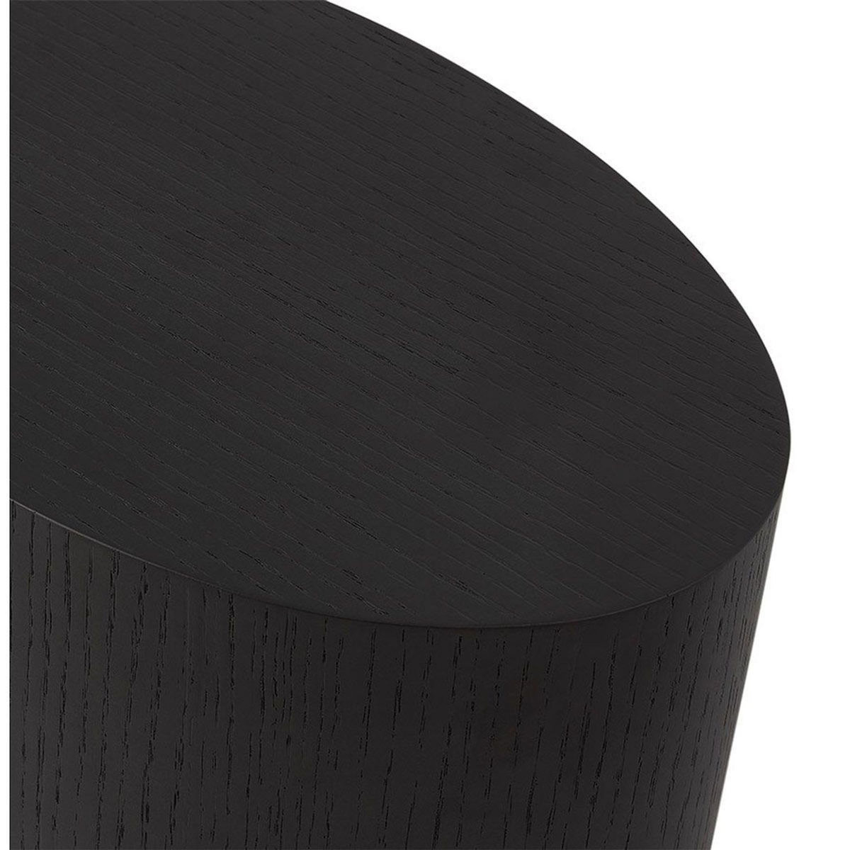 Paris Prix Lot de 2 Tables d'Appoint en Bois  Ibla  48cm Noir