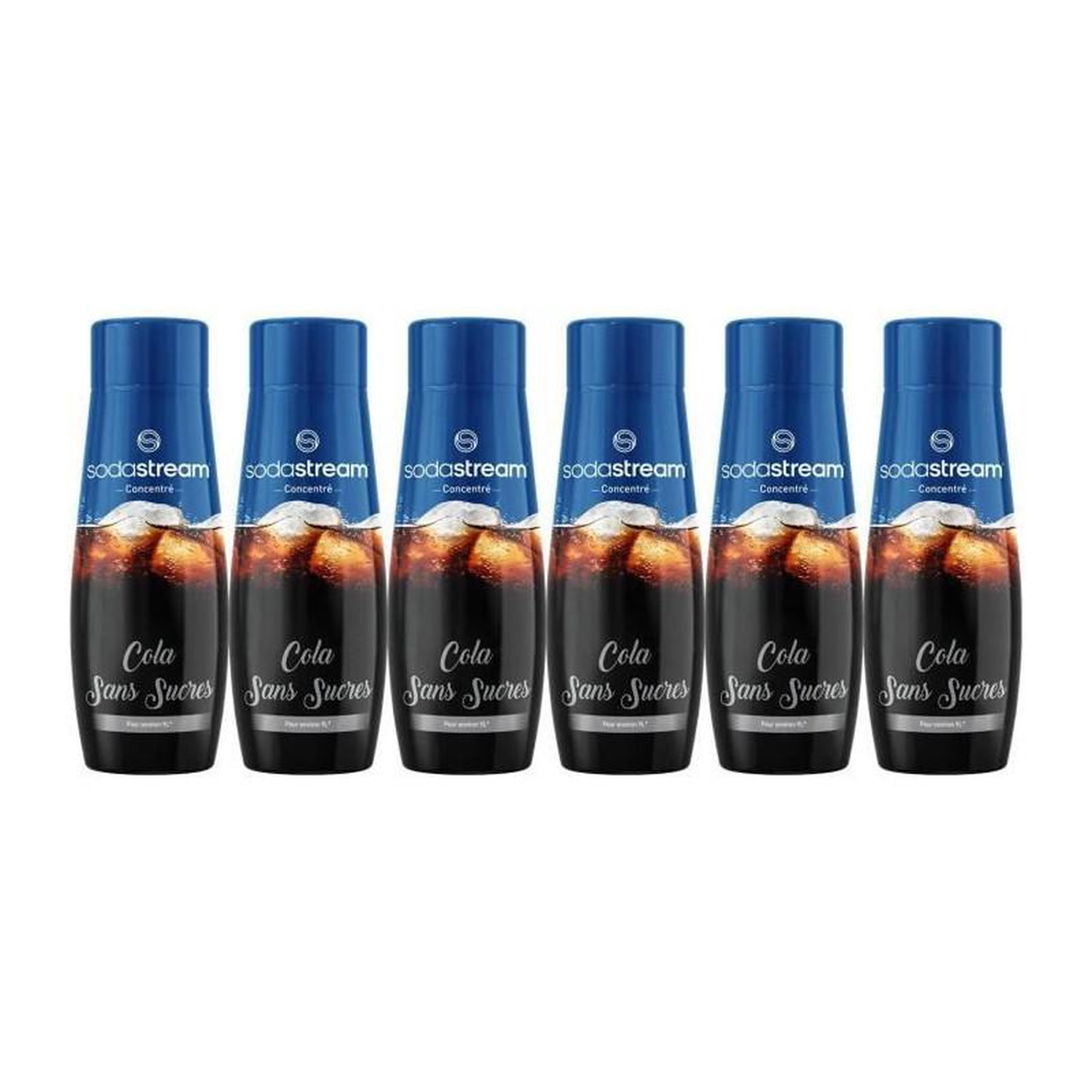 SODASTREAM Lot de 6 Concentrés COLA SANS SUCRES SODASTREAM - 440ml