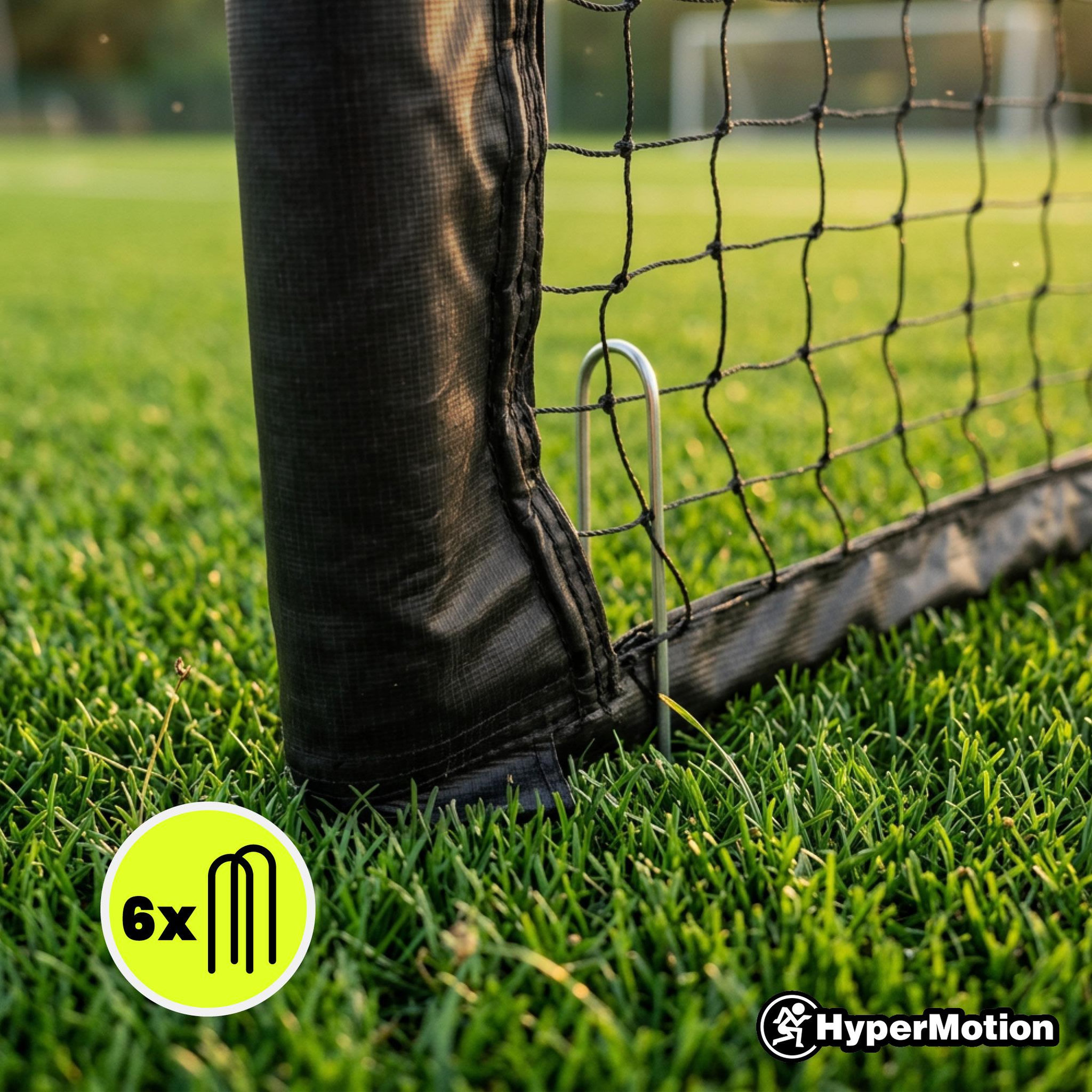 Voir la diapositive 5 : HYPERMOTION But de football HyperMotion 240 × 160 cm en acier avec filet et ancragess-