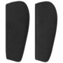 Voir la diapositive 4 : VIDAXL Tete de lit avec oreilles Noir 93x23x78/88 cm Velours