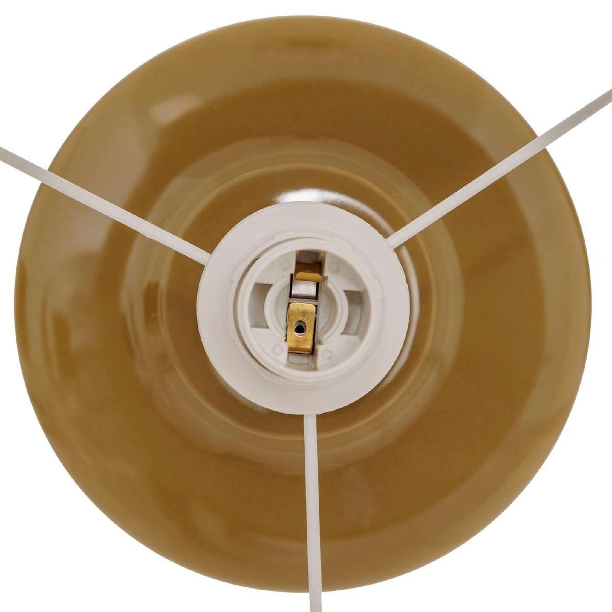 Voir la diapositive 4 : ATMOSPHERA Lampe à poser en céramique  vinus  69cm kaki