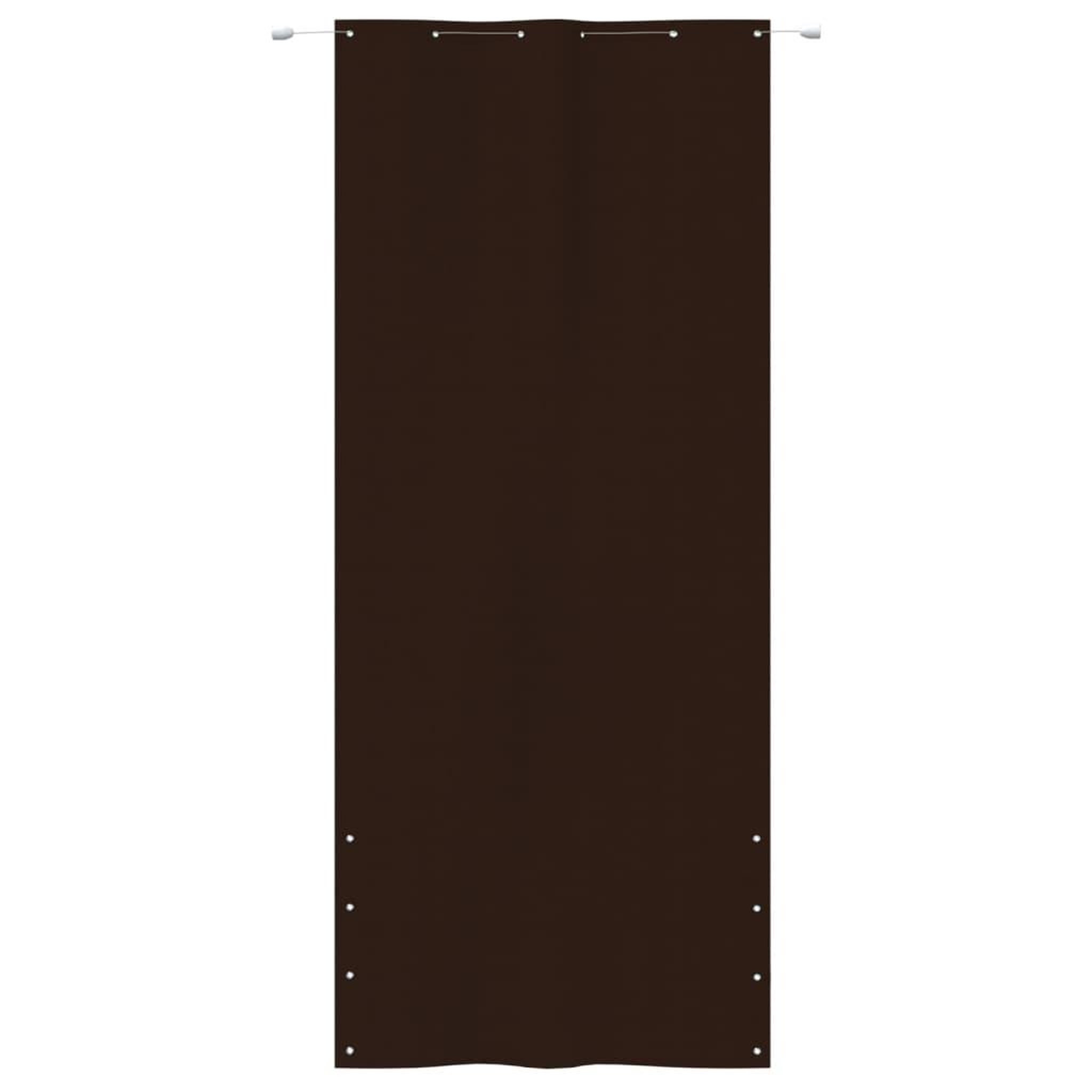 Voir la diapositive 2 : VIDAXL Ecran de balcon Marron 120x240 cm Tissu Oxford