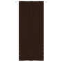 Voir la diapositive 2 : VIDAXL Ecran de balcon Marron 120x240 cm Tissu Oxford