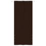 Voir la diapositive 2 : VIDAXL Ecran de balcon Marron 120x240 cm Tissu Oxford