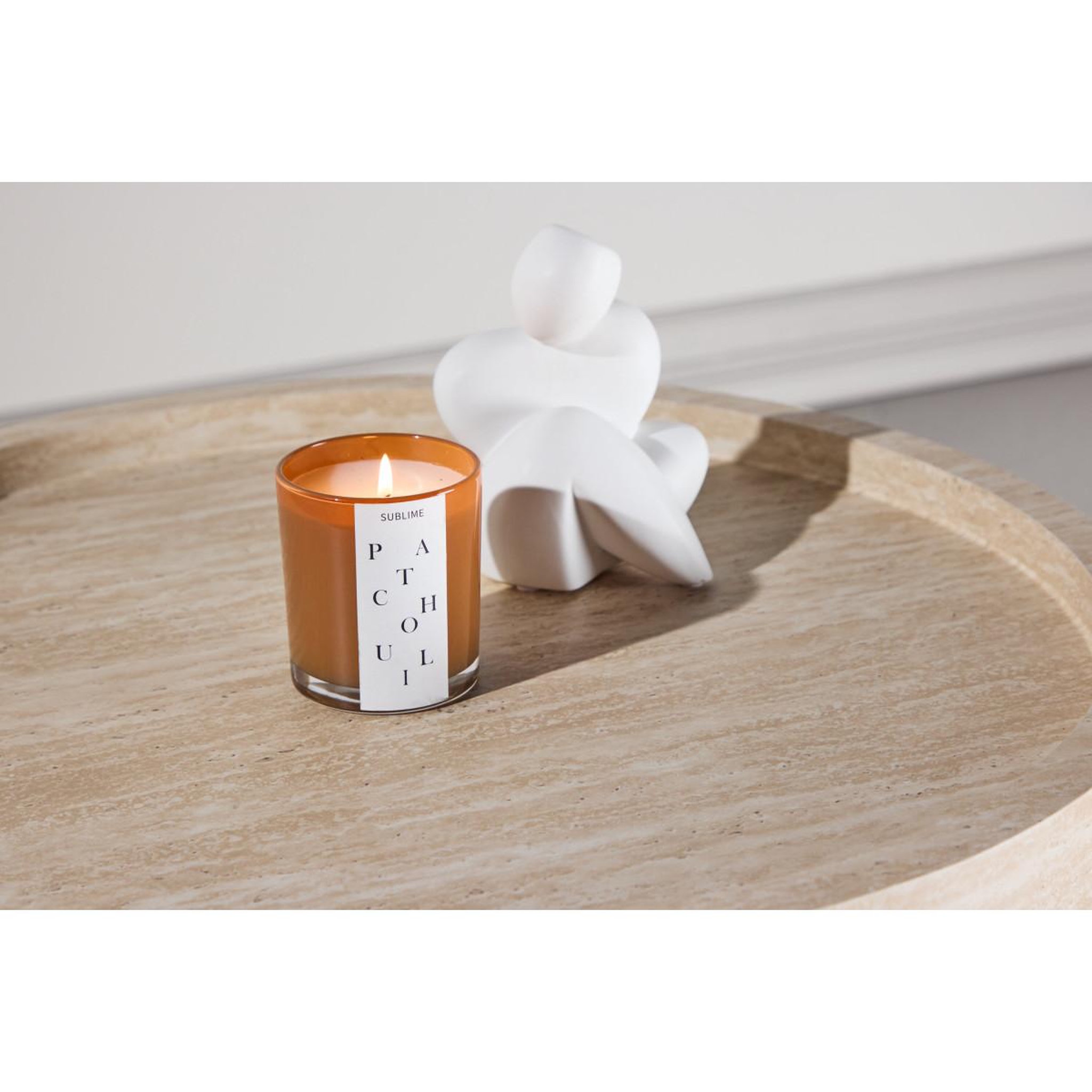 Voir la diapositive 5 : Paris Prix Table basse effet travertin  krille  60cm beige