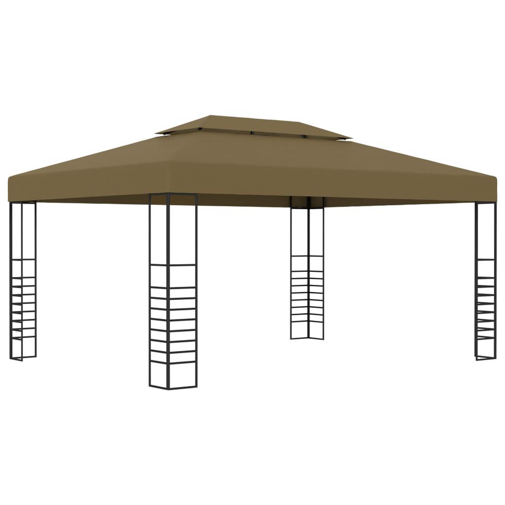 VIDAXL Chapiteau 3x4 m Taupe 180 g/m²