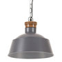 Voir la diapositive 1 : VIDAXL Lampe suspendue industrielle 32 cm Gris E27