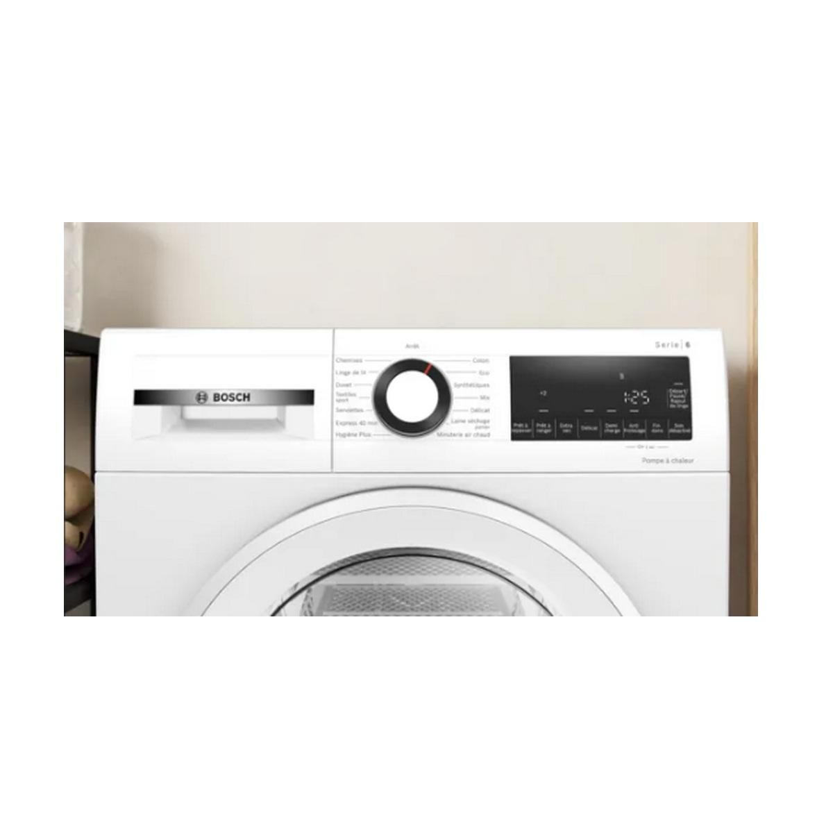 BOSCH Sèche-linge pompe à chaleur 60cm 8kg - WQG133DTFR