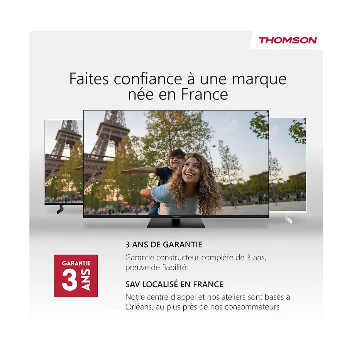 THOMSON TV QLED 43QG7C14 Google TV-43 pouces (109cm)