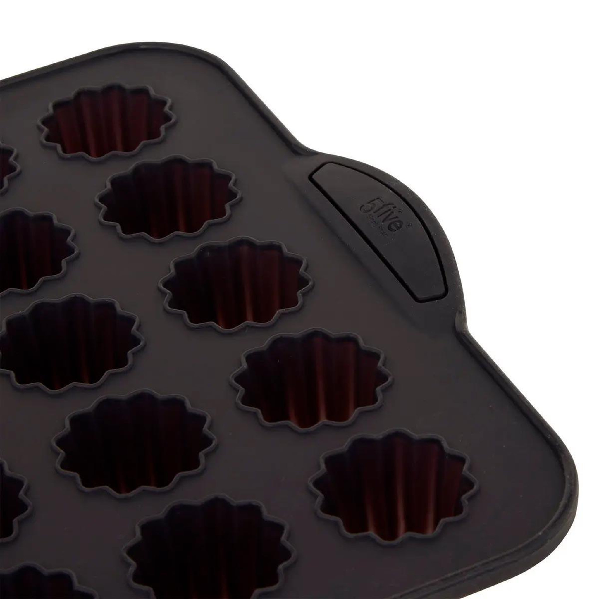 Voir la diapositive 2 : FIVE Moule 30 cannelés silicone  silitop  33cm gris