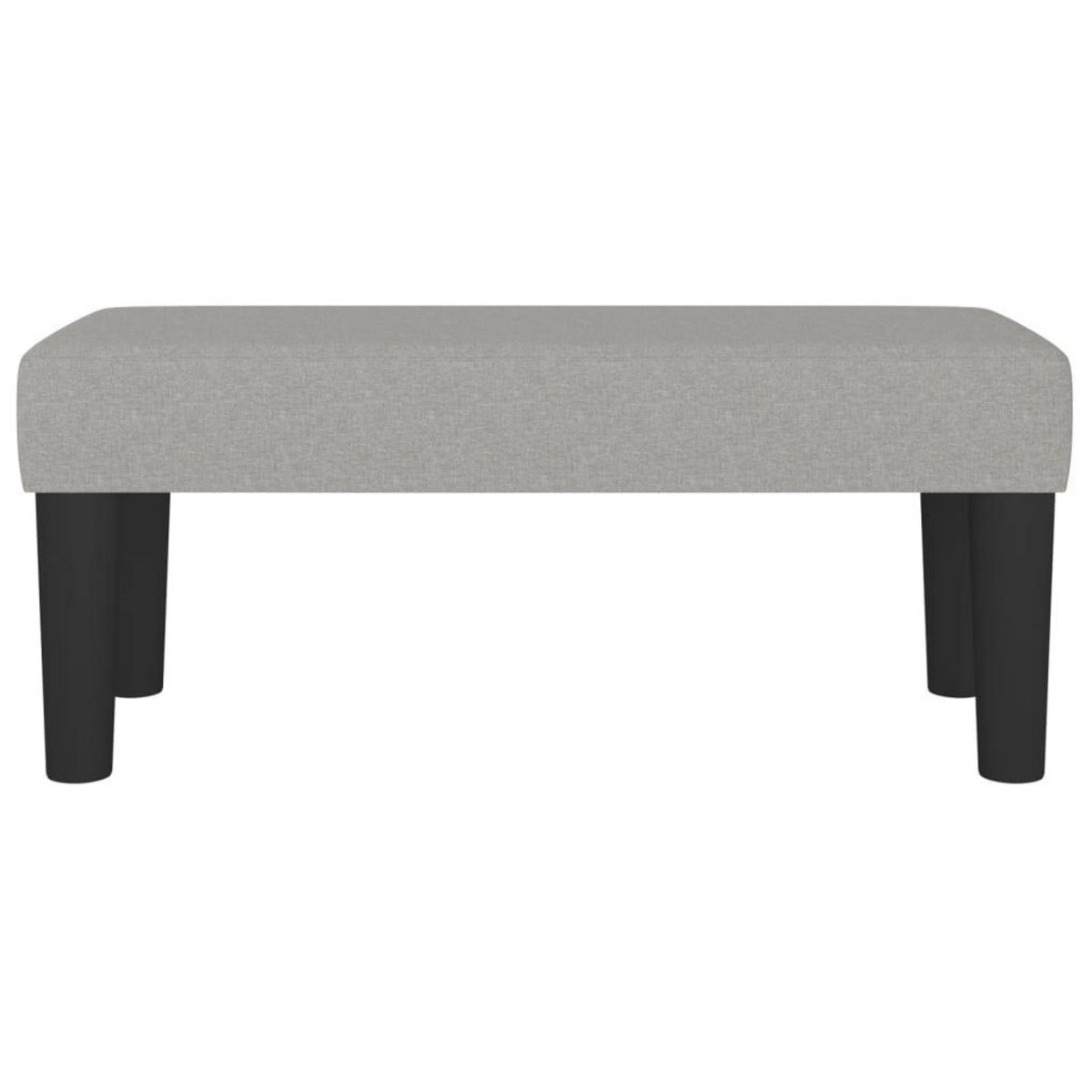 VIDAXL Banc Gris clair 70x30x30 cm Tissu