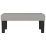 Voir la diapositive 3 : VIDAXL Banc Gris clair 70x30x30 cm Tissu