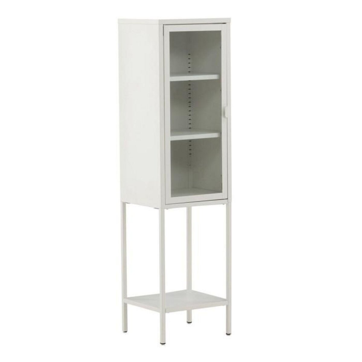 Paris Prix Vitrine Avec Porte en Verre  Misha  150cm Blanc