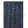 VIDAXL Paillasson raye Bleu 40x60 cm