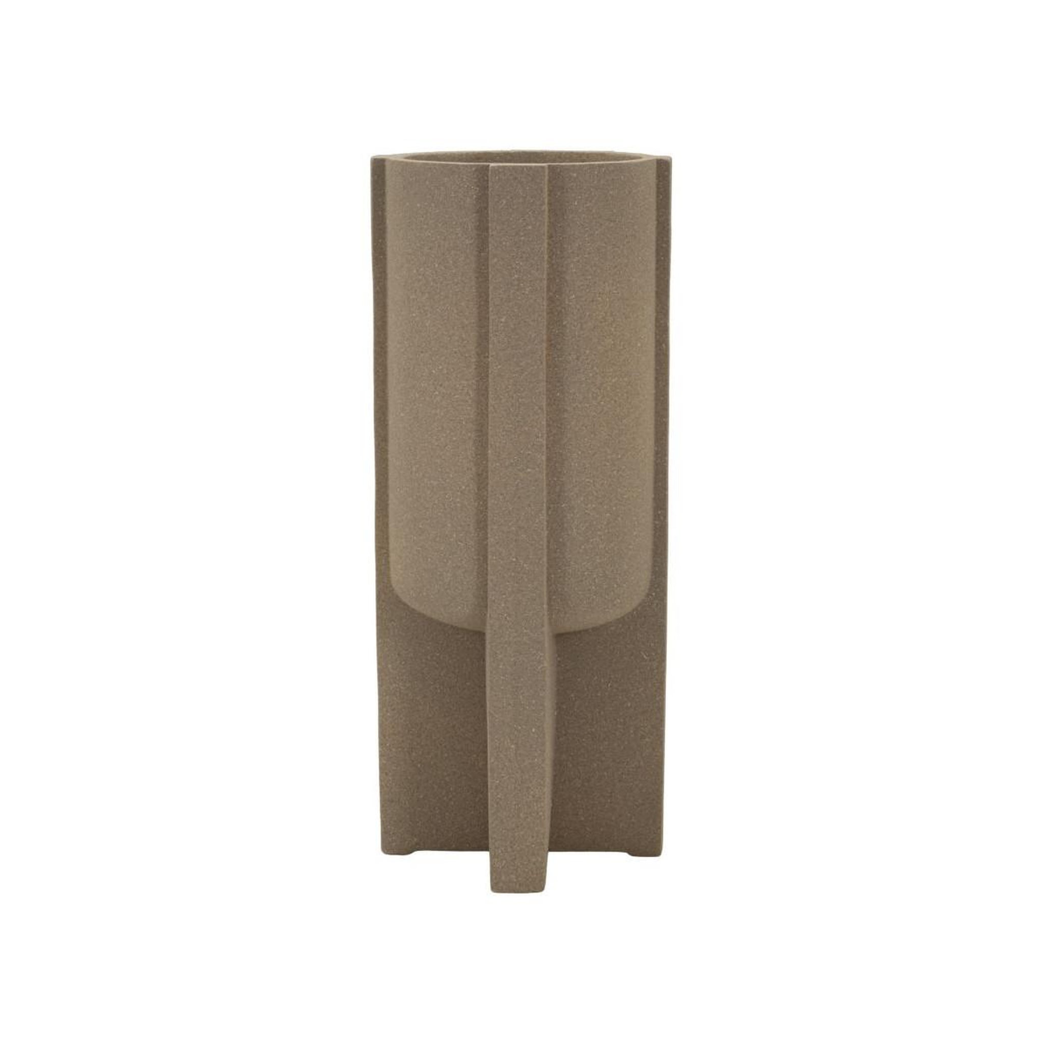 Voir la diapositive 2 : Paris Prix Cache-Pot Design  Moai  101cm Marron