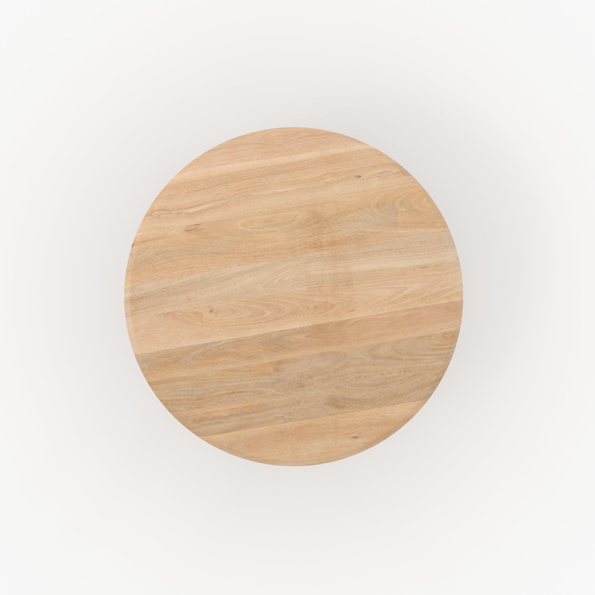Voir la diapositive 6 : MAISON PAVANE Table ronde en bois de manguier 4 personnes-sacha