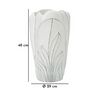 Voir la diapositive 6 : Paris Prix Vase Déco en Résine  Gardy  48cm Blanc