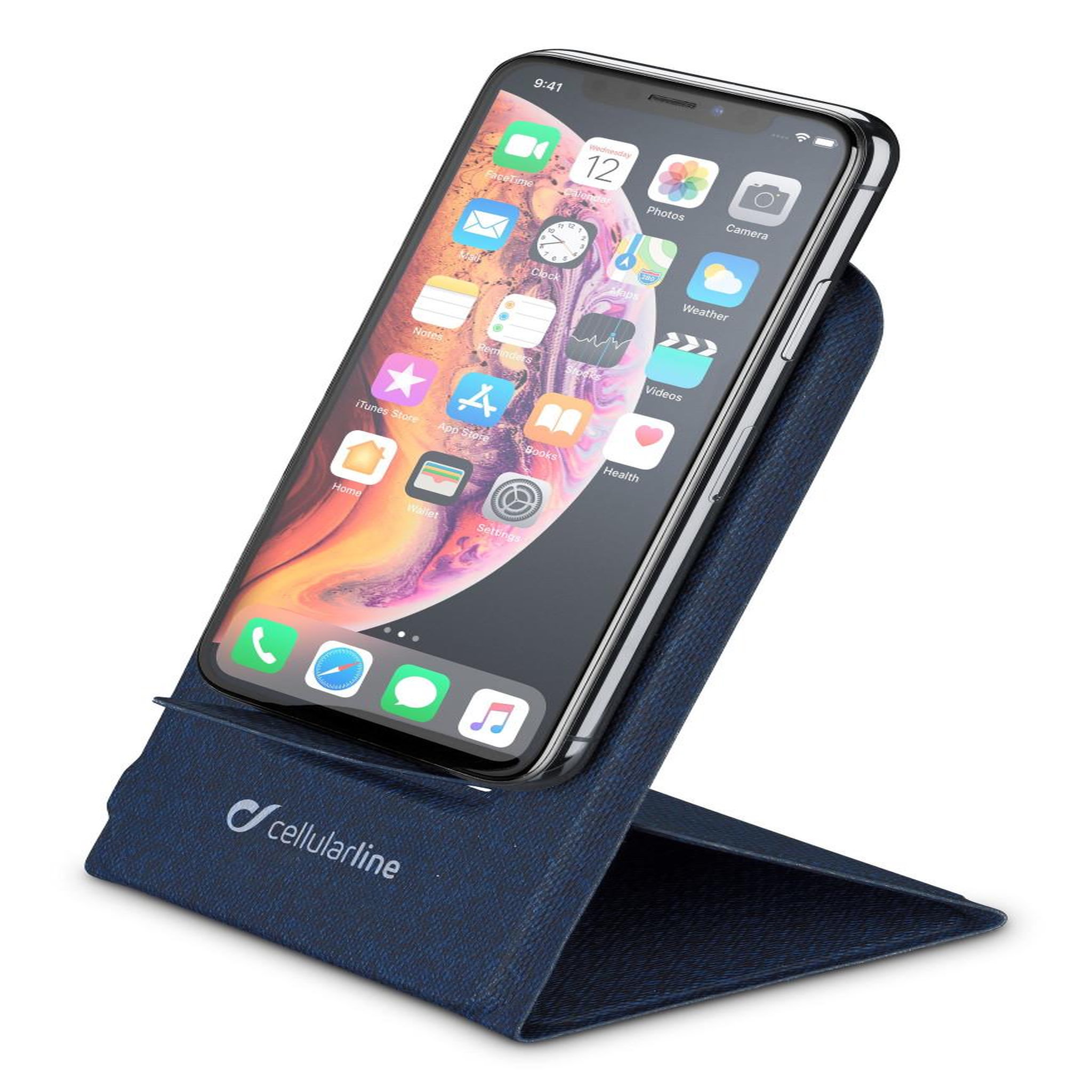 Voir la diapositive 3 : CELLULAR LINE Cellularline wireless passport - apple, samsung and other wireless smartphones support de charge sans fil pliable et ultra plat