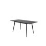 Voir la diapositive 4 : Paris Prix Table à Manger Extensible  Silar  120-160cm Noir