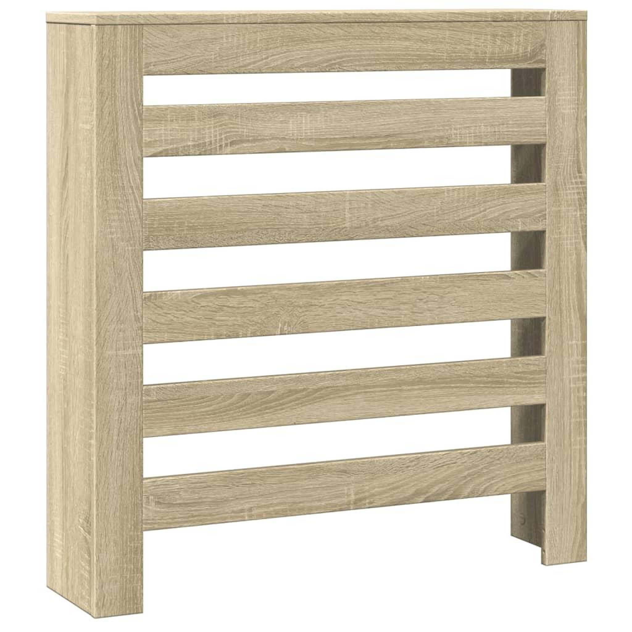 Voir la diapositive 2 : VIDAXL Cache-radiateur chene sonoma 78x20x82 cm bois d'ingenierie