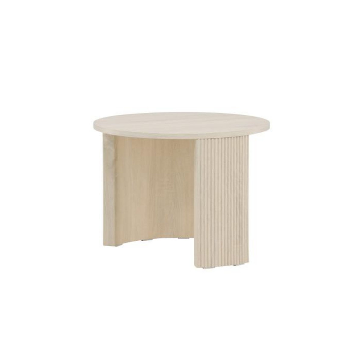 Paris Prix Table Basse Nervurée  Bristol  60cm Naturel