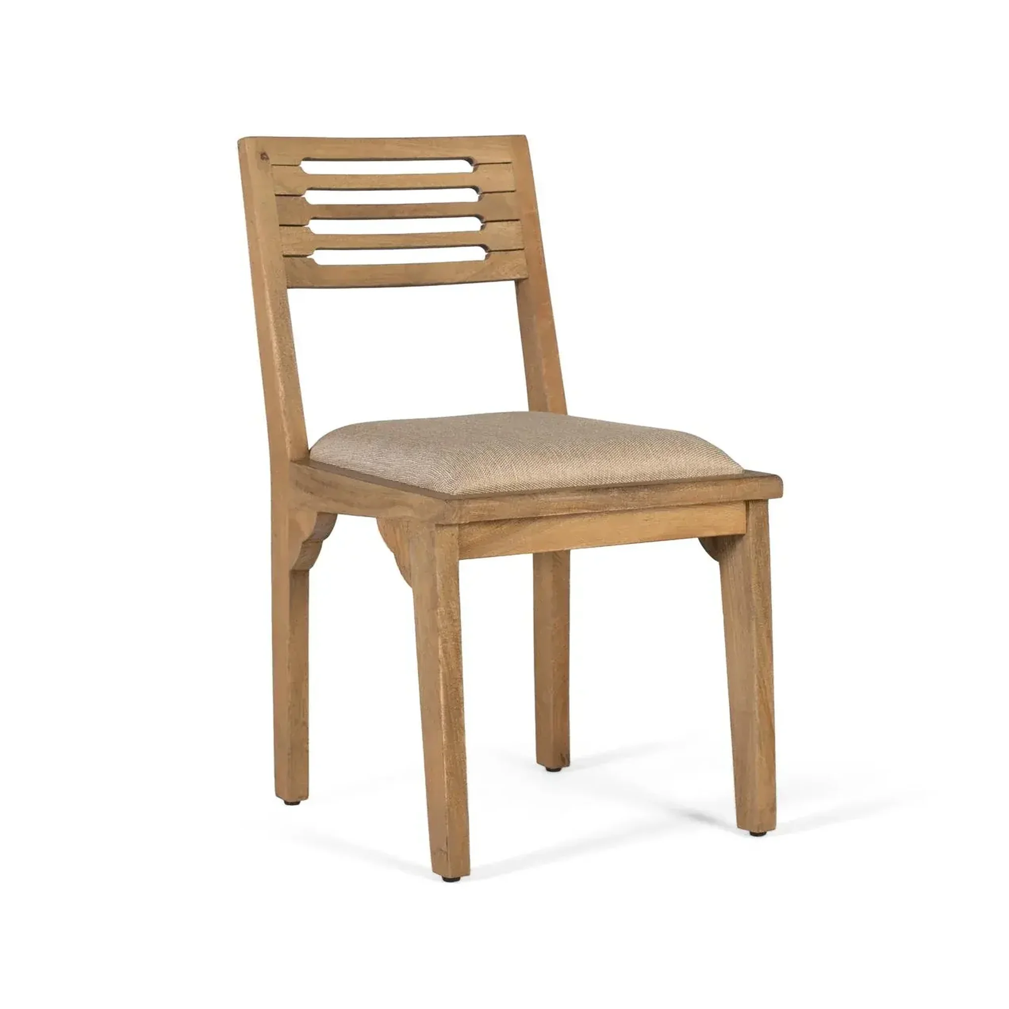 GINER Y COLOMER SL Lot de 2 chaises de bois de manguier 43 cm style naturel moderne