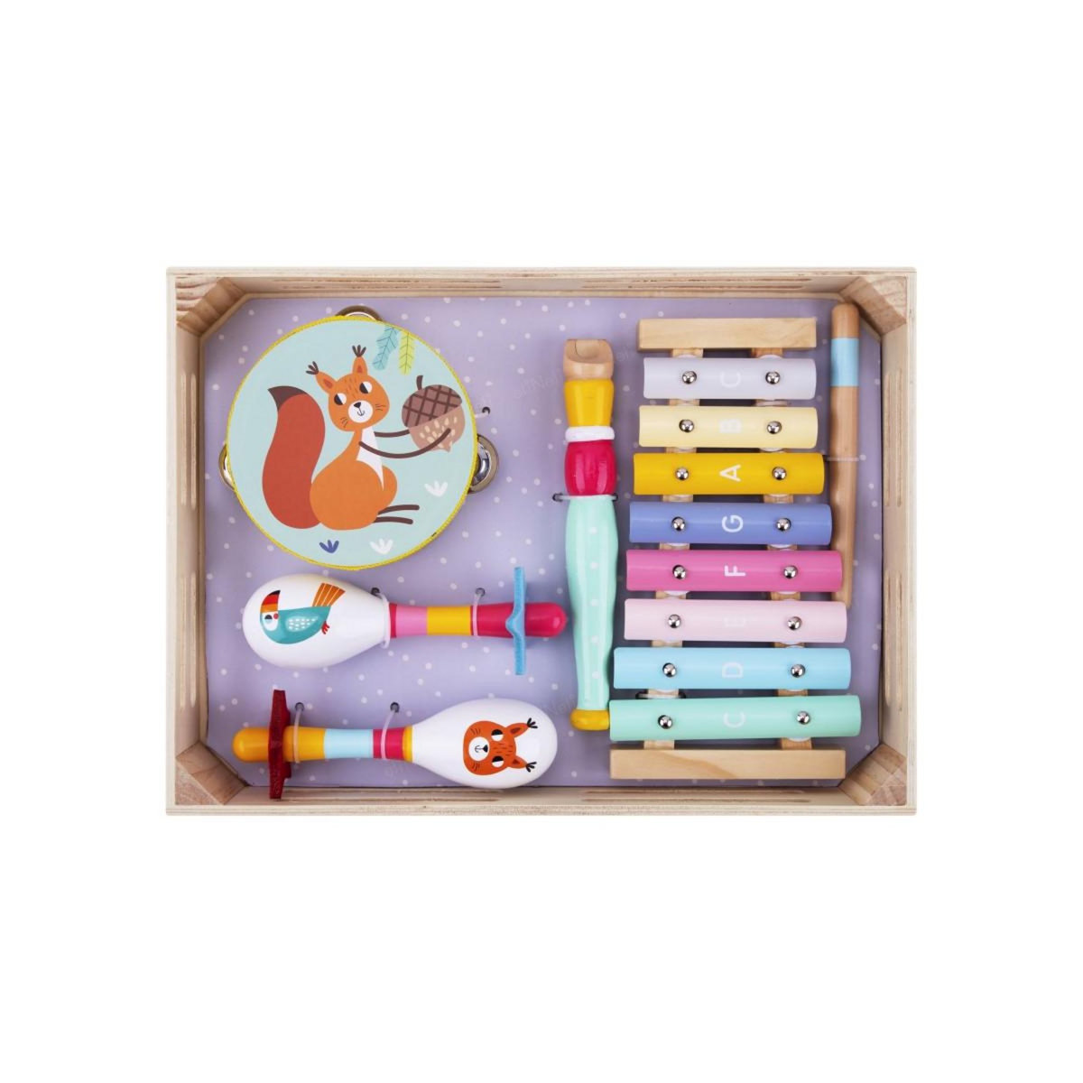 ELINELI Ensemble d'instruments de musique jouet