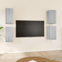 Voir la diapositive 1 : VIDAXL Meubles TV 4 pcs Sonoma gris 30,5x30x60 cm Bois d'ingenierie