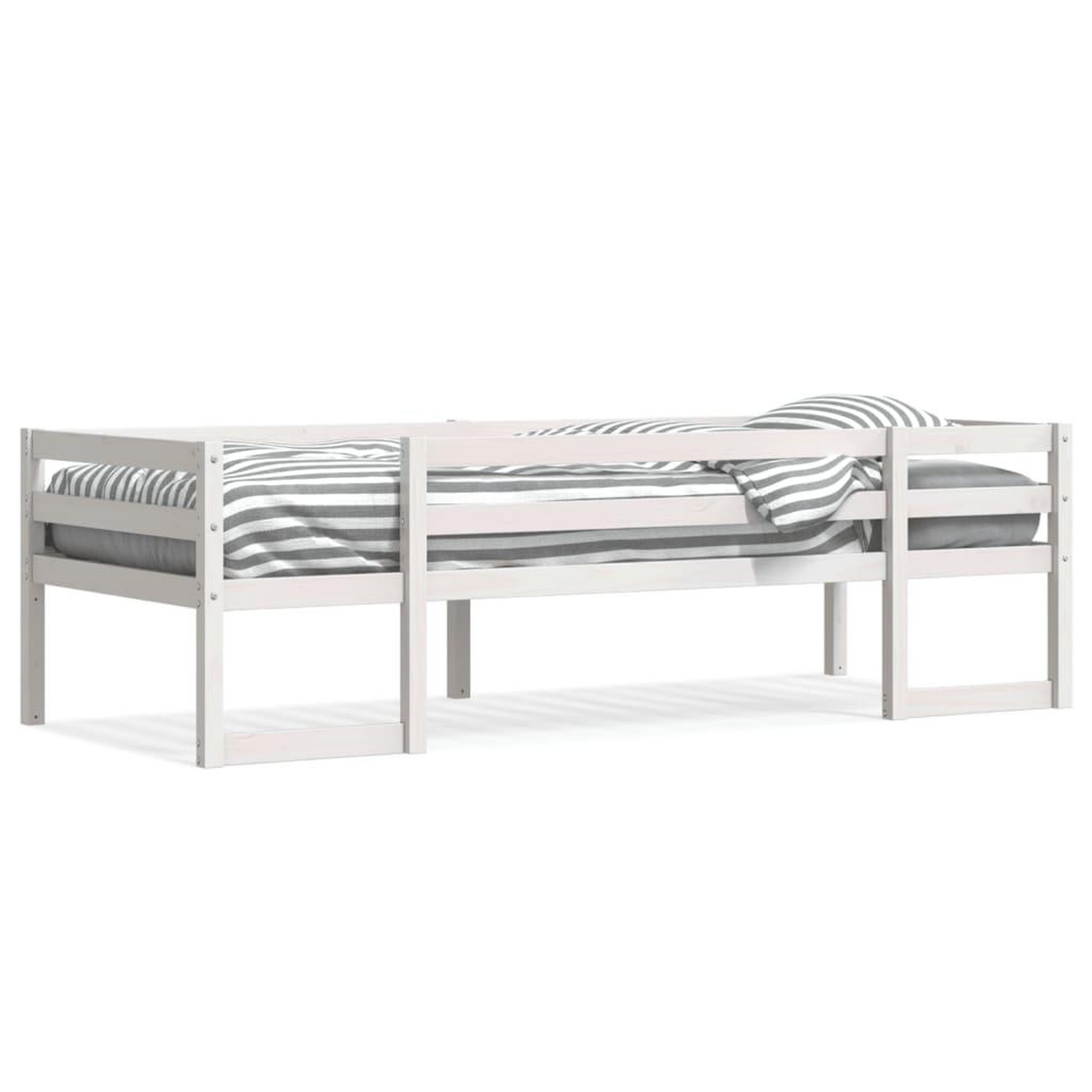 Voir la diapositive 2 : VIDAXL Cadre de lit pour enfants sans matelas 75x190 cm pin massif