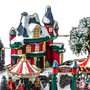 Voir la diapositive 2 : ATMOSPHERA Village de Noël Manège et forêt 18 LED
