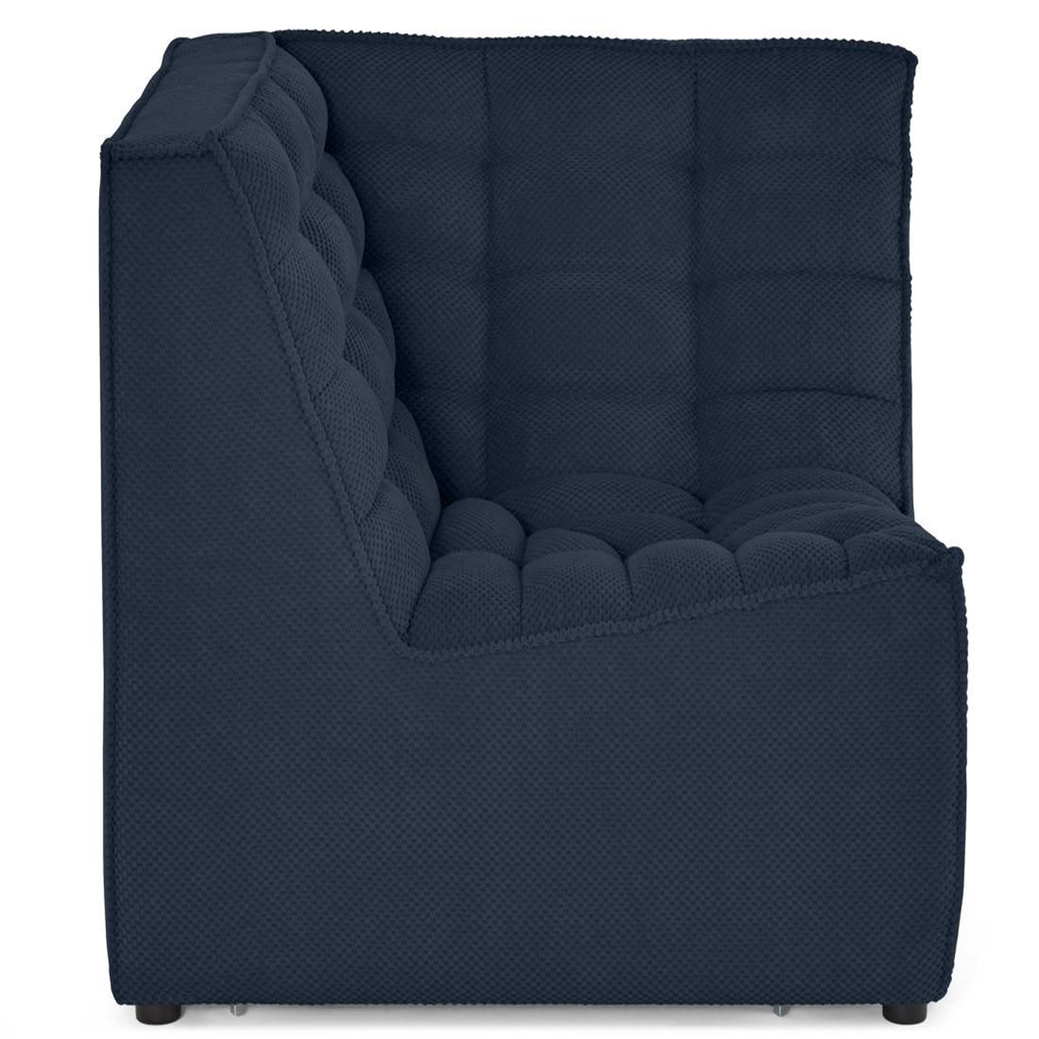 Voir la diapositive 5 : BEST MOBILIER Ellie - module d'angle en velours texturé