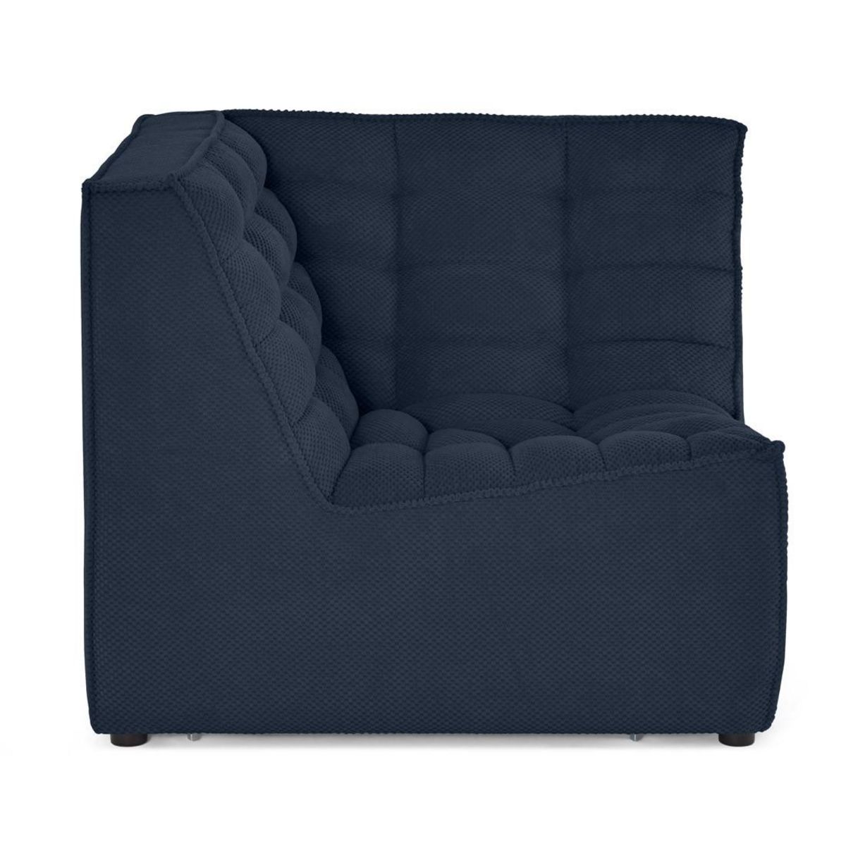 LISA DESIGN Ellie - module d'angle en velours texturé