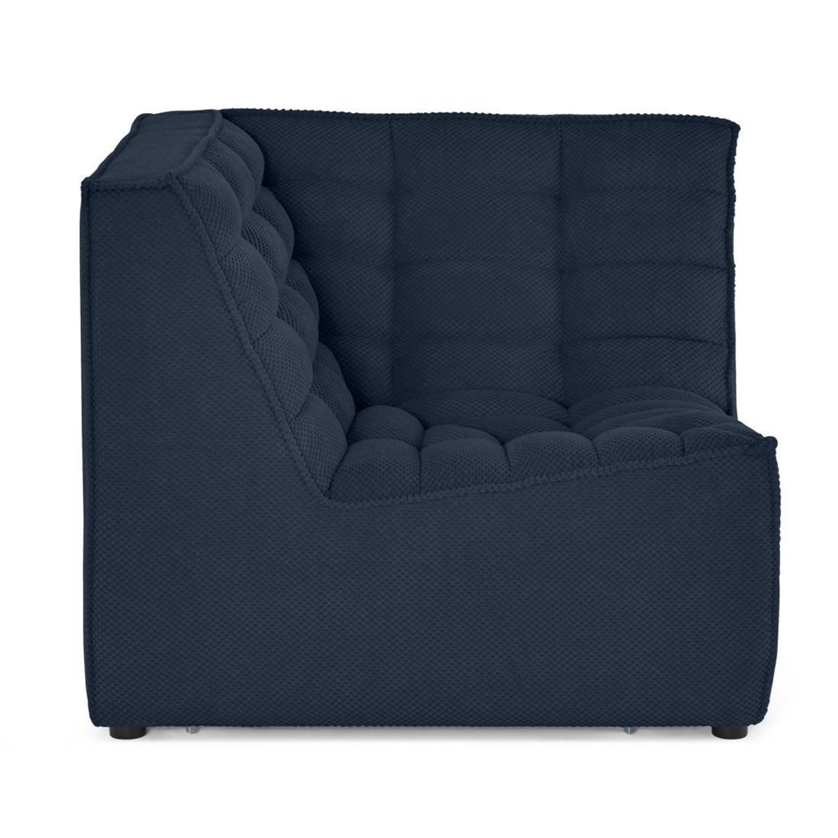 LISA DESIGN Ellie - module d'angle en velours texturé