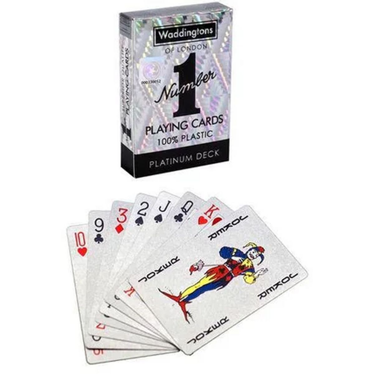  WINNING MOVES Jeu de 54 cartes Argent