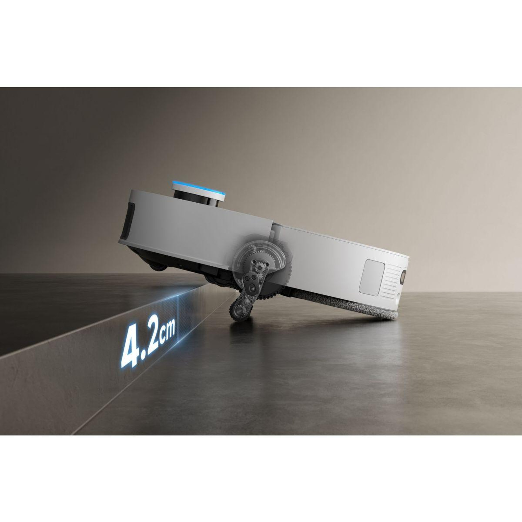 Voir la diapositive 4 : DREAME Robot aspirateur laveur x50 ultra complete white