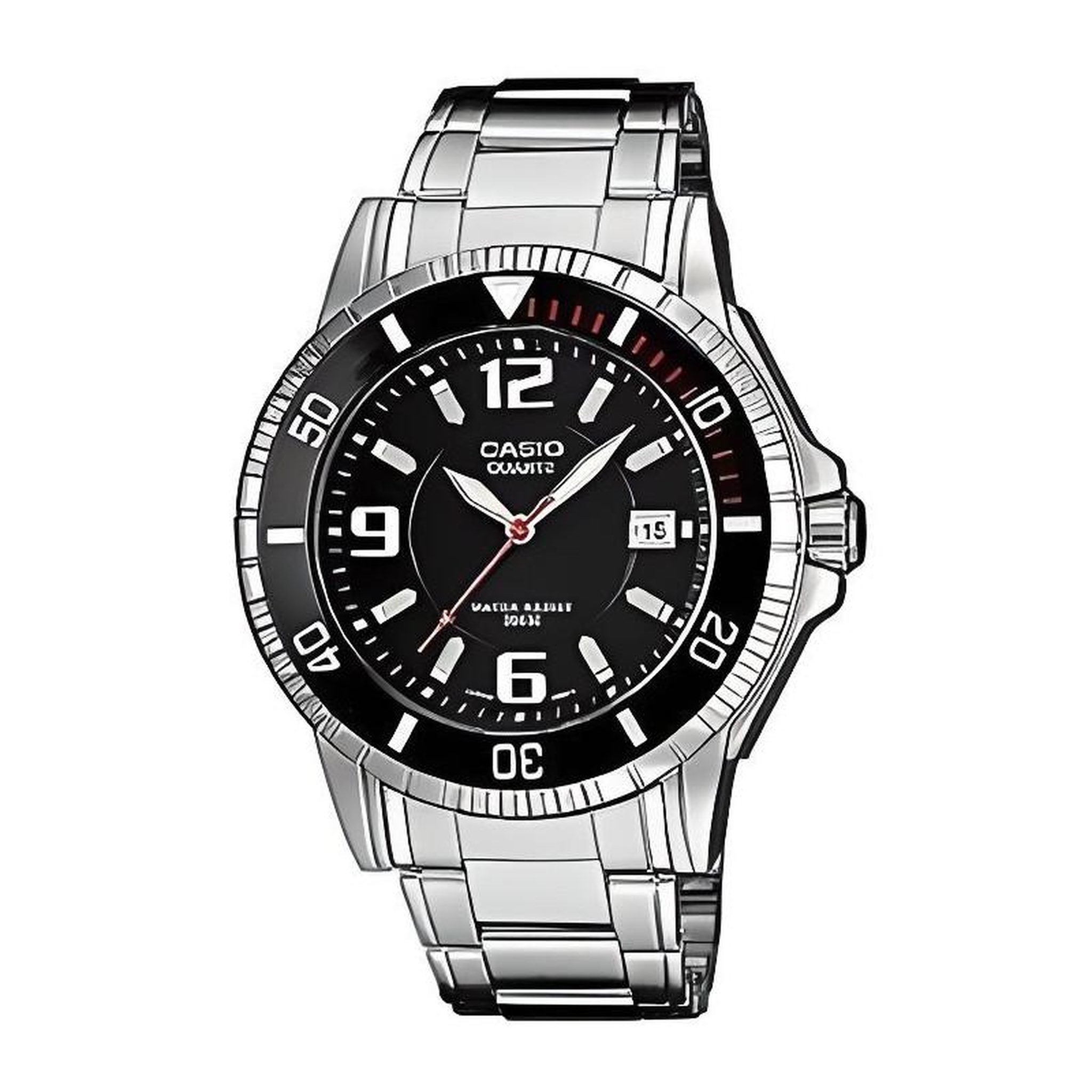 CASIO CASIO - Montre en acier inoxydable - BASIC - Gris
