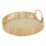 Voir la diapositive 3 : ATMOSPHERA Lot de 2 Plateaux Ronds  Ali  35cm Naturel