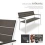 Voir la diapositive 4 : tectake Banc de jardin 2 places