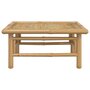 Voir la diapositive 3 : VIDAXL Table de jardin 65x55x30 cm bambou