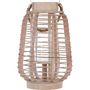 Voir la diapositive 2 : ATMOSPHERA Lanterne en rotin ethnique Azia - H. 33 cm - Beige
