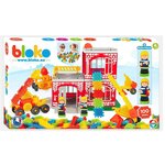 MBI Boite de 150 Bloko + 2 figurines famille 3D et 2 plaques pas cher 