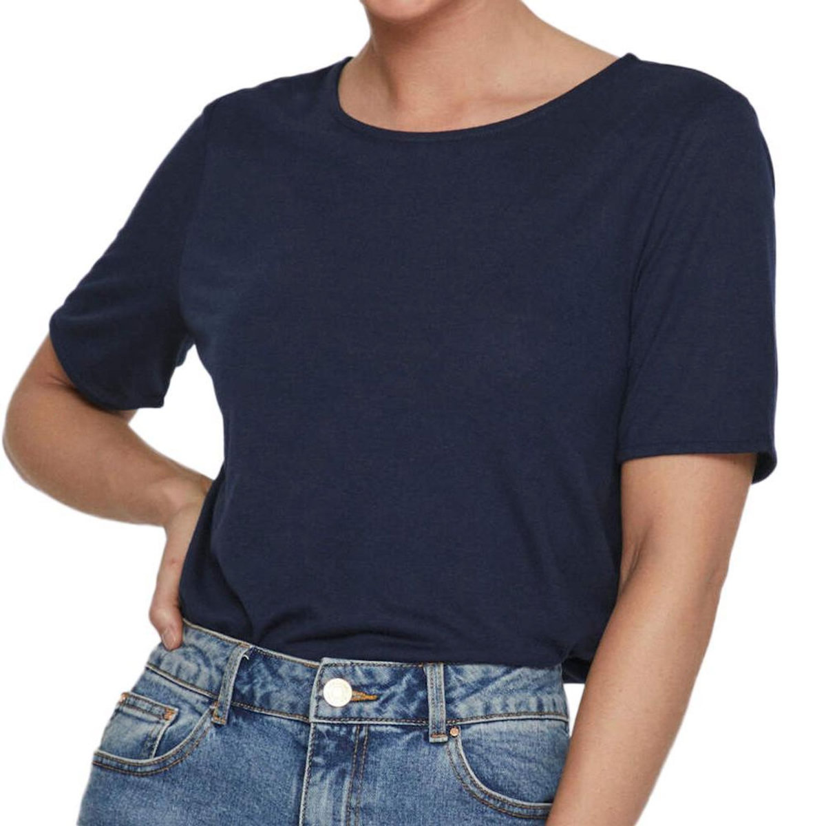 Vila T-shirt Marine Femme Vila Mooney