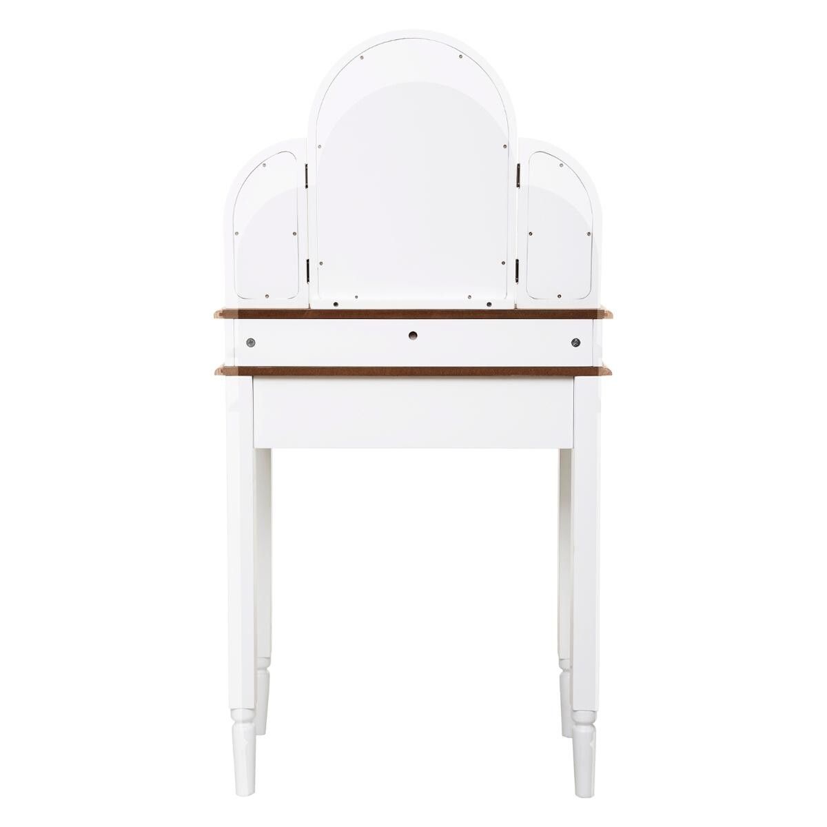 ATMOSPHERA Coiffeuse 3 tiroirs 1 miroir LISA