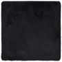 Voir la diapositive 2 : VIDAXL Tapis shaggy a poils longs NAVARRA noir 160x160 cm polyester